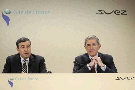 Projet de fusion entre gaz de France et Suez
