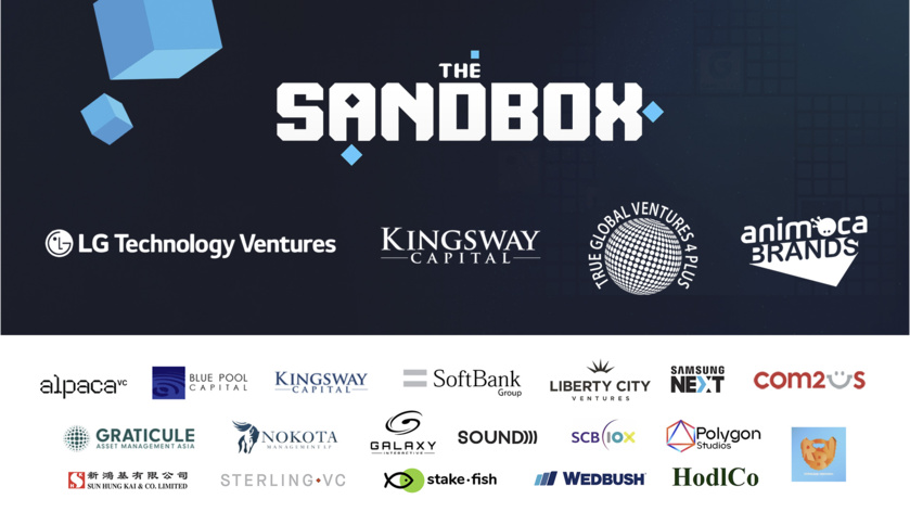 The Sandbox lève 20 millions de dollars en dette convertible pour une valorisation de 1 milliard de dollars