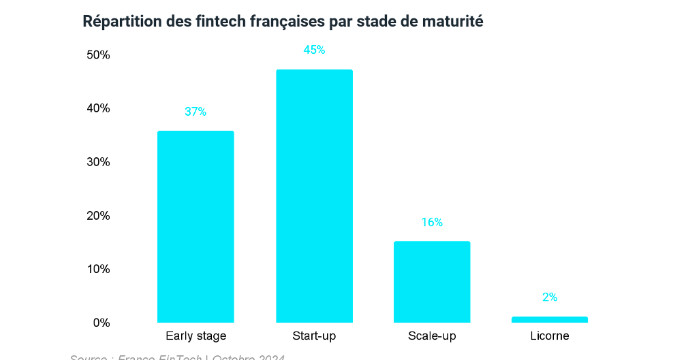 France Fintech  : Panorama 2024 des fIntechs françaises