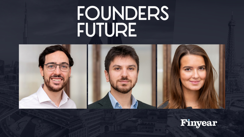 Maxence Blanchy, Guillaume Ambar et Camille Aubery Founders Future