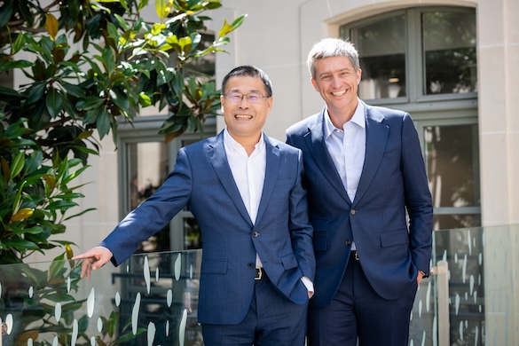 Mingpo Cai et Denis Barrier, Co-fondateurs de Cathay Innovation