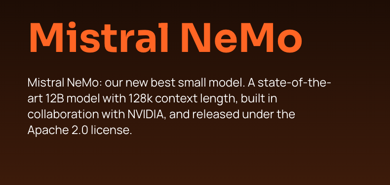 Mistral AI et NVIDIA  : un modèle d'IA d'entreprise de pointe nommé Mistral NeMo 12B