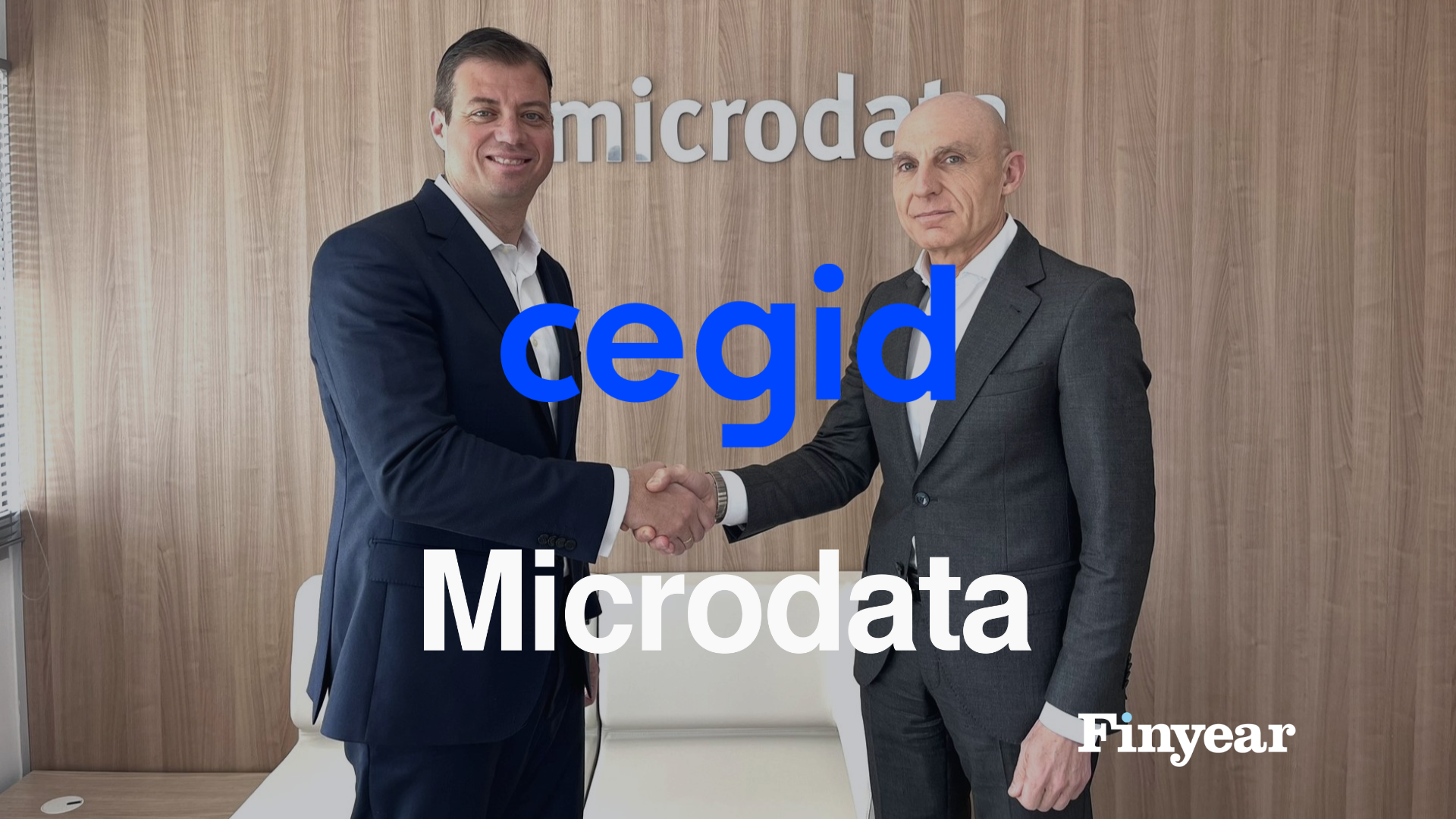 Javier Torres, Directeur Général de Cegid et Manuel Sánchez, Directeur Général de Microdata