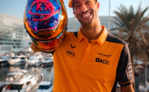 Daniel Ricciardo and OKX look to the future with cyber-punk helmet takeover