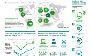 Entrepreneurs français : entre défiance et stagnation (infographie)