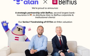 Alan &amp; Belfius, un partenariat plus que stratégique, valorisant l'insurtech au-delà des 4 milliards.