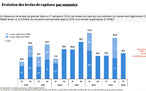 Etude | Une activité soutenue pour le capital-investissement au premier semestre qui reste préoccupante en venture &amp; growth