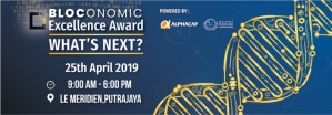 BLOCONOMIC Excellence Award (25th April 2019) – Launching & Nomination
