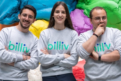 De gauche à droite : Ruben Kahloun, Léna Crolot et David El Malih