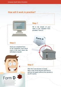 Europe : recouvrement des petites créances