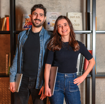Joseph Assouline et Pauline Glikman, co-fondateurs de Payflows, crédit photo : Samuel Sotto