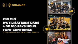 Binance fête ses 8 ans et franchit le cap des 280 millions d’utilisateurs
