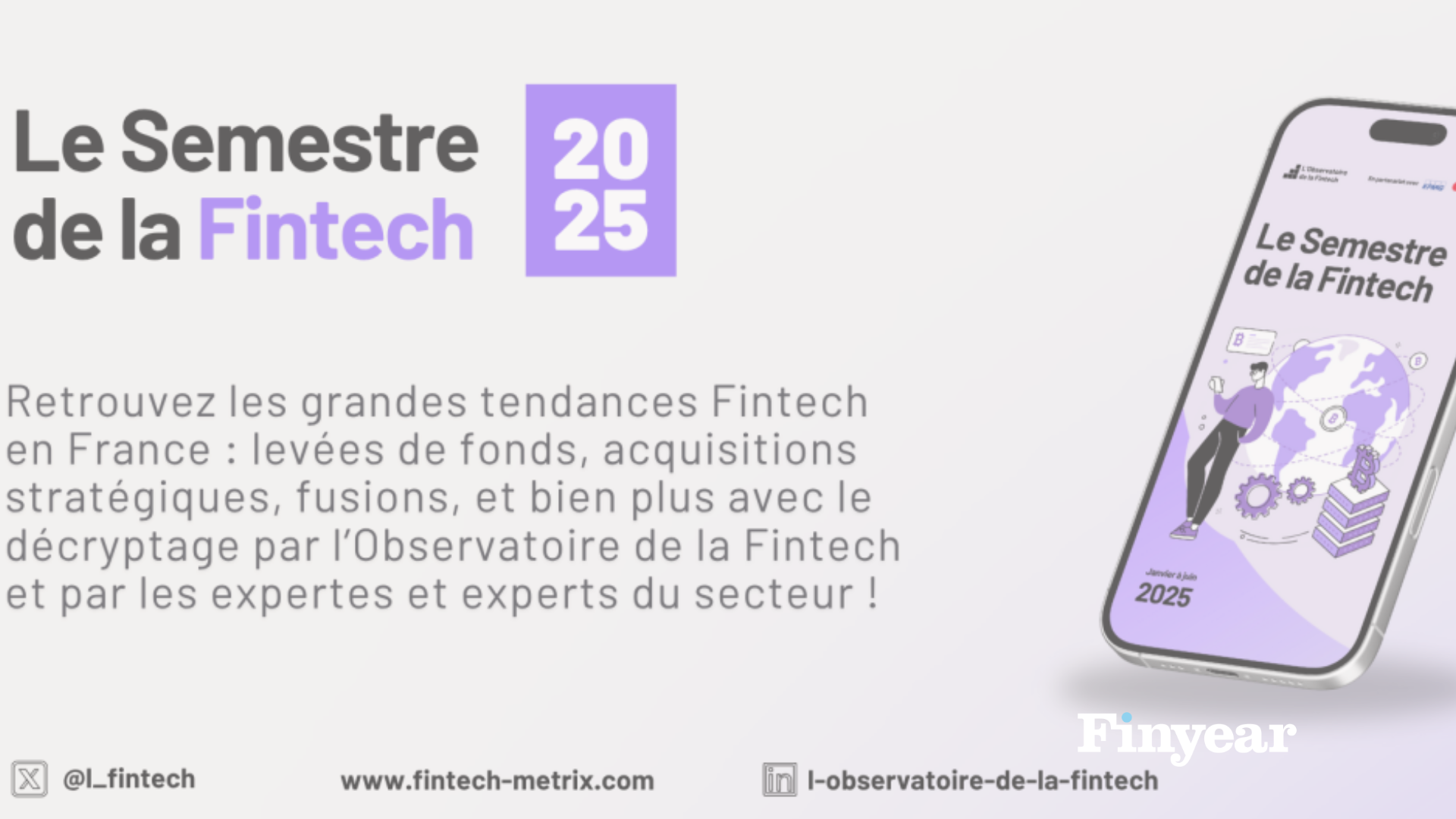 l'observatoire de la fintech, fintech, etude, finyear