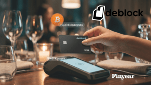 Deblock lance l&rsquo;arrondi automatique Bitcoin sur chaque paiement carte